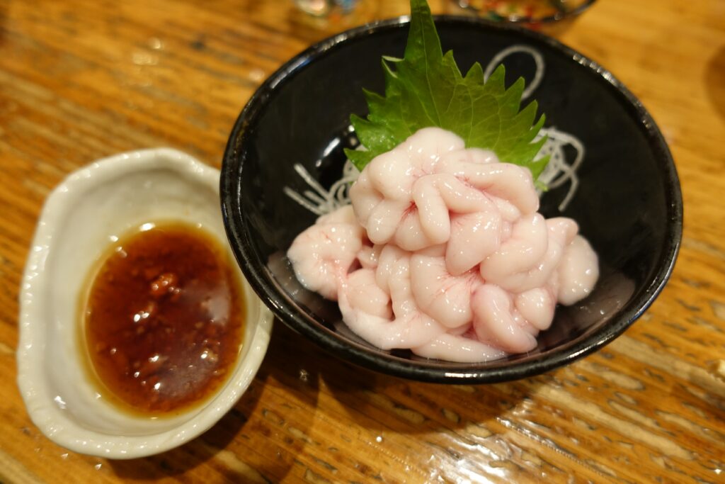 白子の刺身