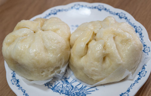 妻の自家製肉饅