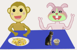 サルくん何食べてるの？